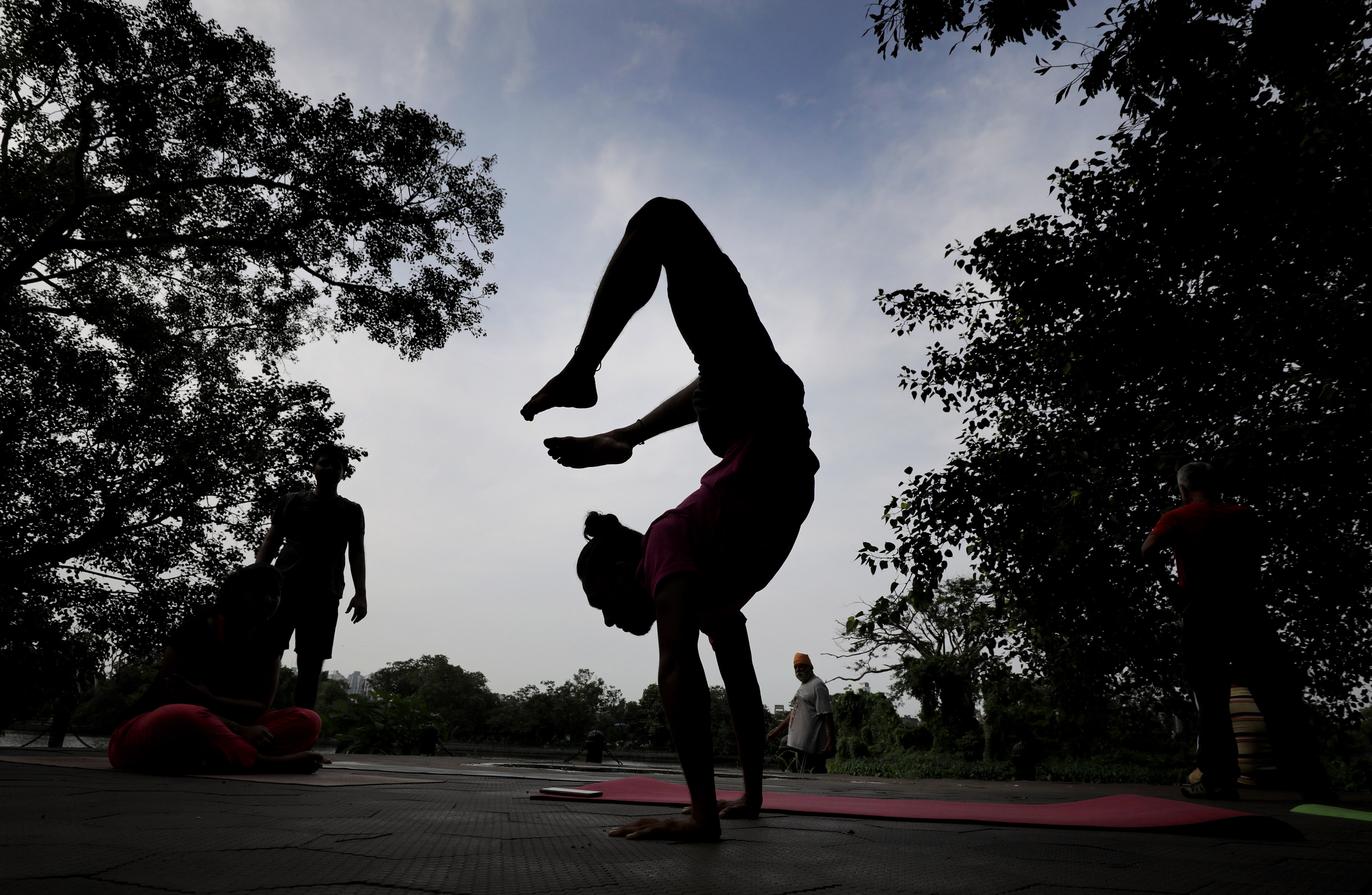 International Yoga Day observed in Kolkata, India