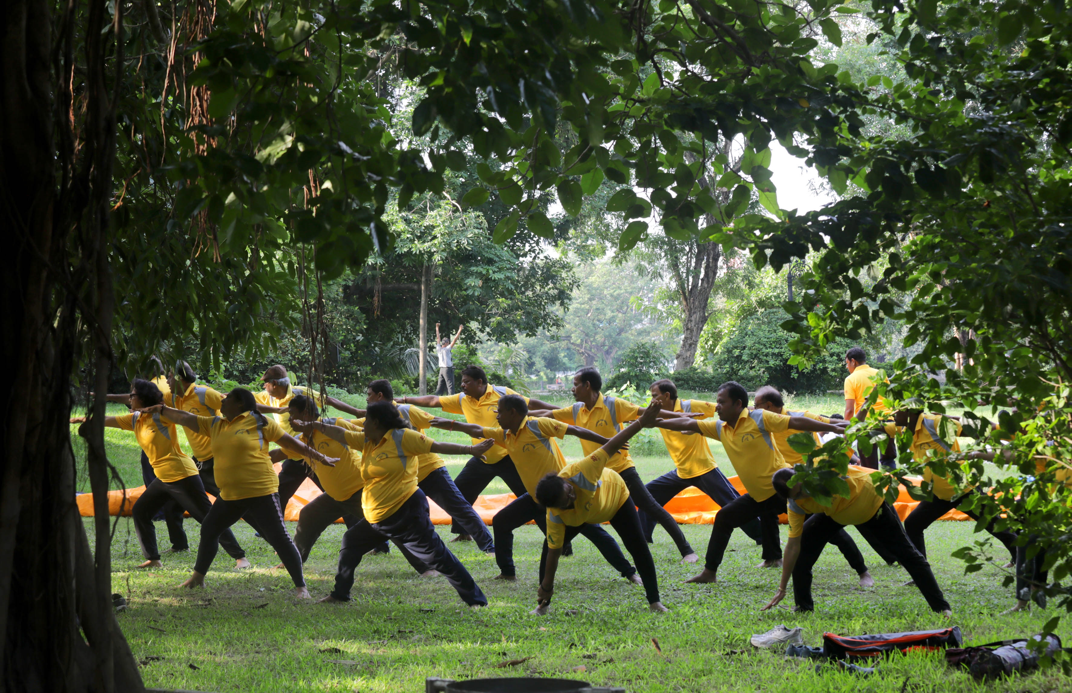 International Yoga Day observed in Kolkata