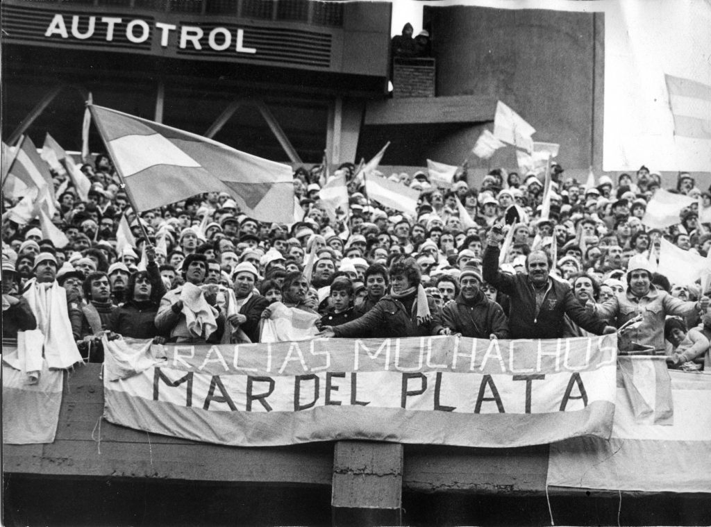 La gente de Mar del Plata presente en la cancha de River.