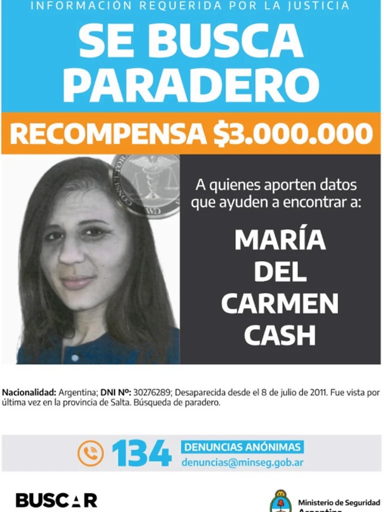 Maria Cash recompensa
