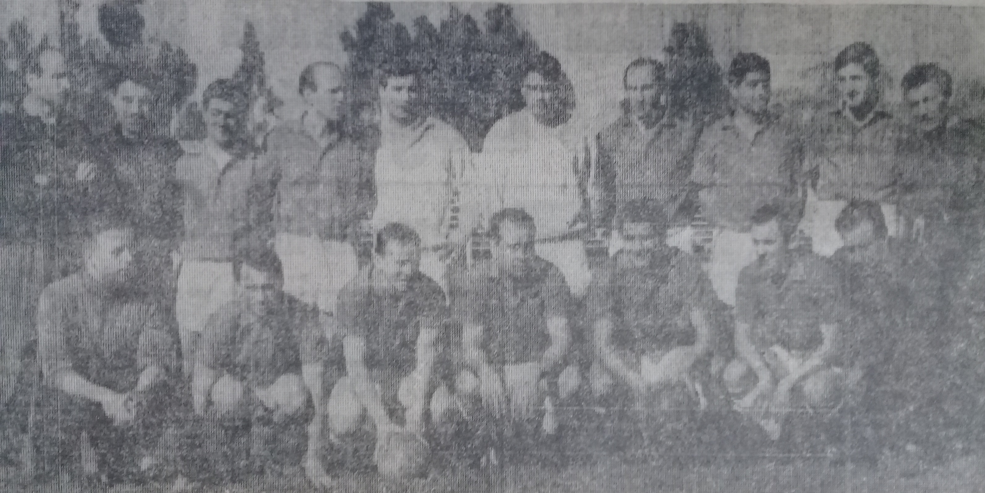 El equipo de Mar del Plata que se presentó en Tandil. 