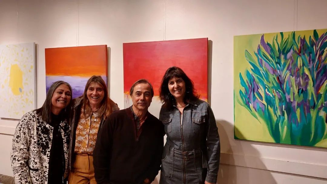 Los expositores de "Soñando caminos".