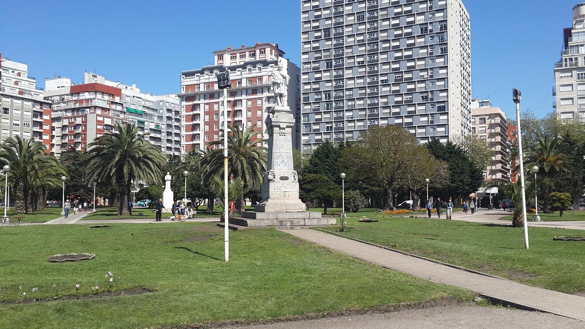 El monumento a Cristóbal Colón. 