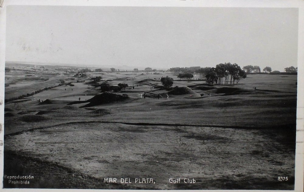 El Mar del Plata Golf Club. Postal de 1933.