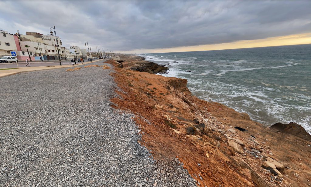 Sector costero de Rabat conocido como El Akkari, donde apareció el último de los cuerpos.