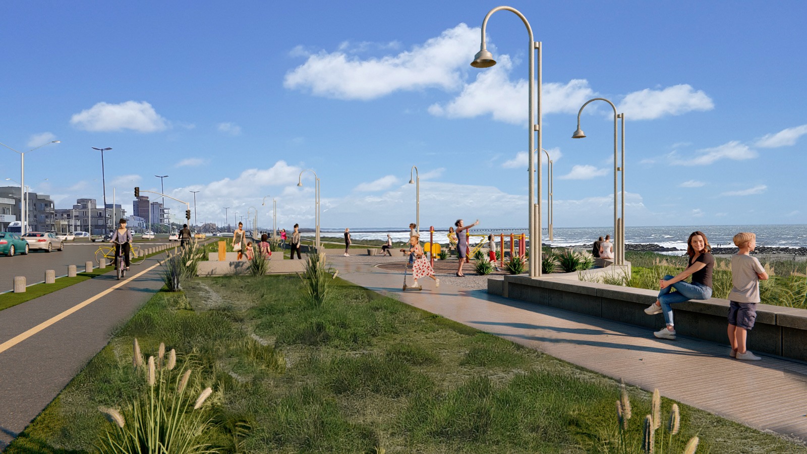 Empezaron las obras en el paseo costero norte y esperan que culminen en ...