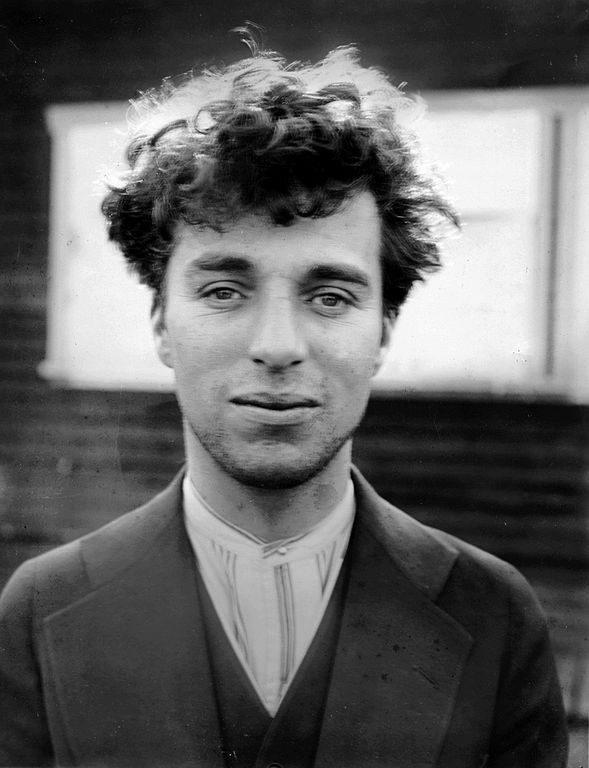 Un joven Charles Chaplin.