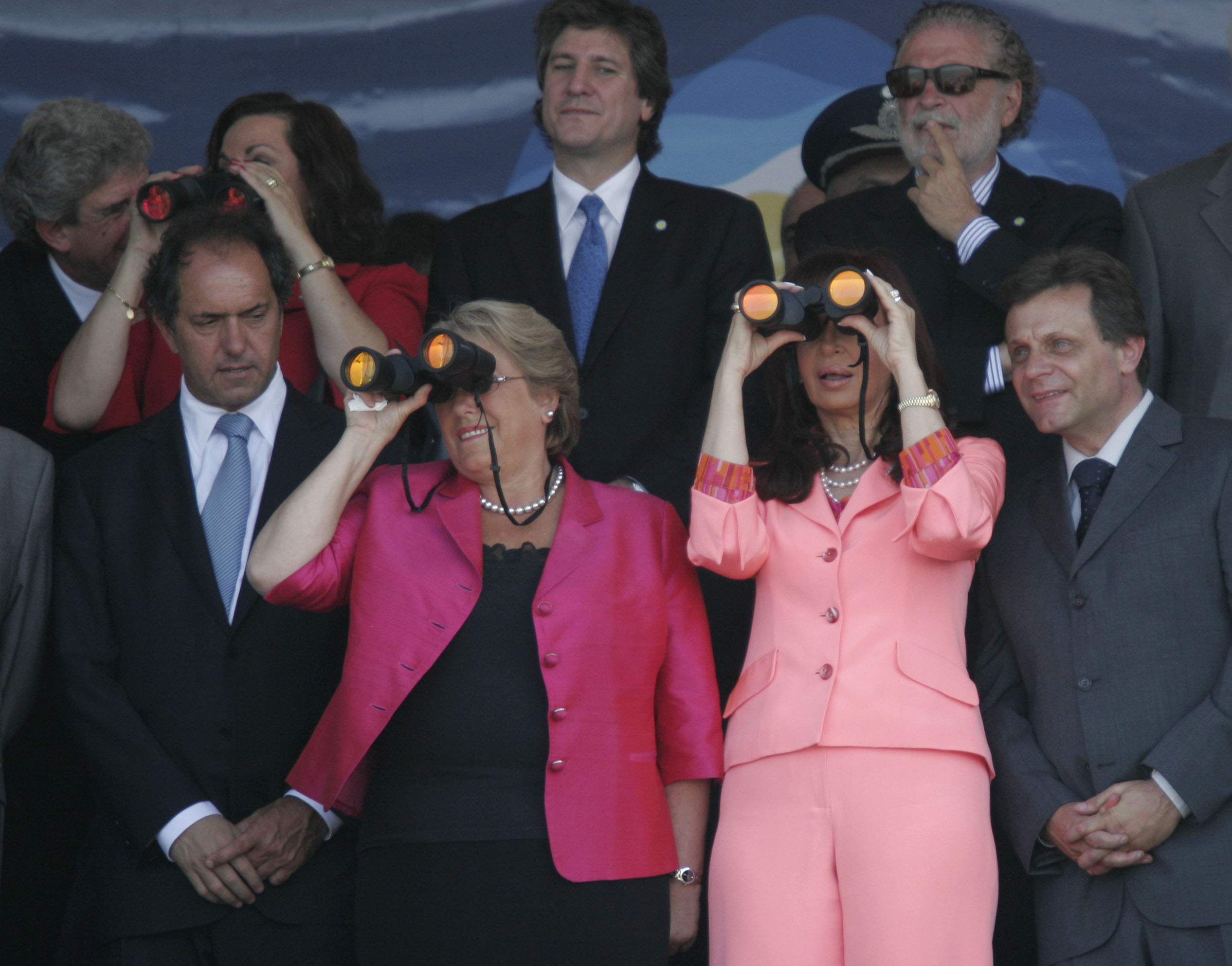Las presidentas Cristina Fernández de Kirchner y Michelle Bachelet se reunieron en Mar del Plata. 