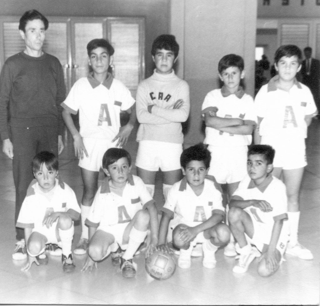 Equipo de babi fútbol de Alvarado del año 1969.