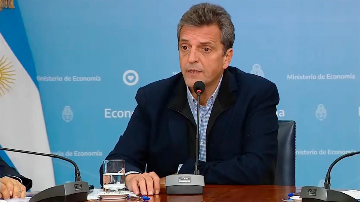 El ministro de Economía, Sergio Massa