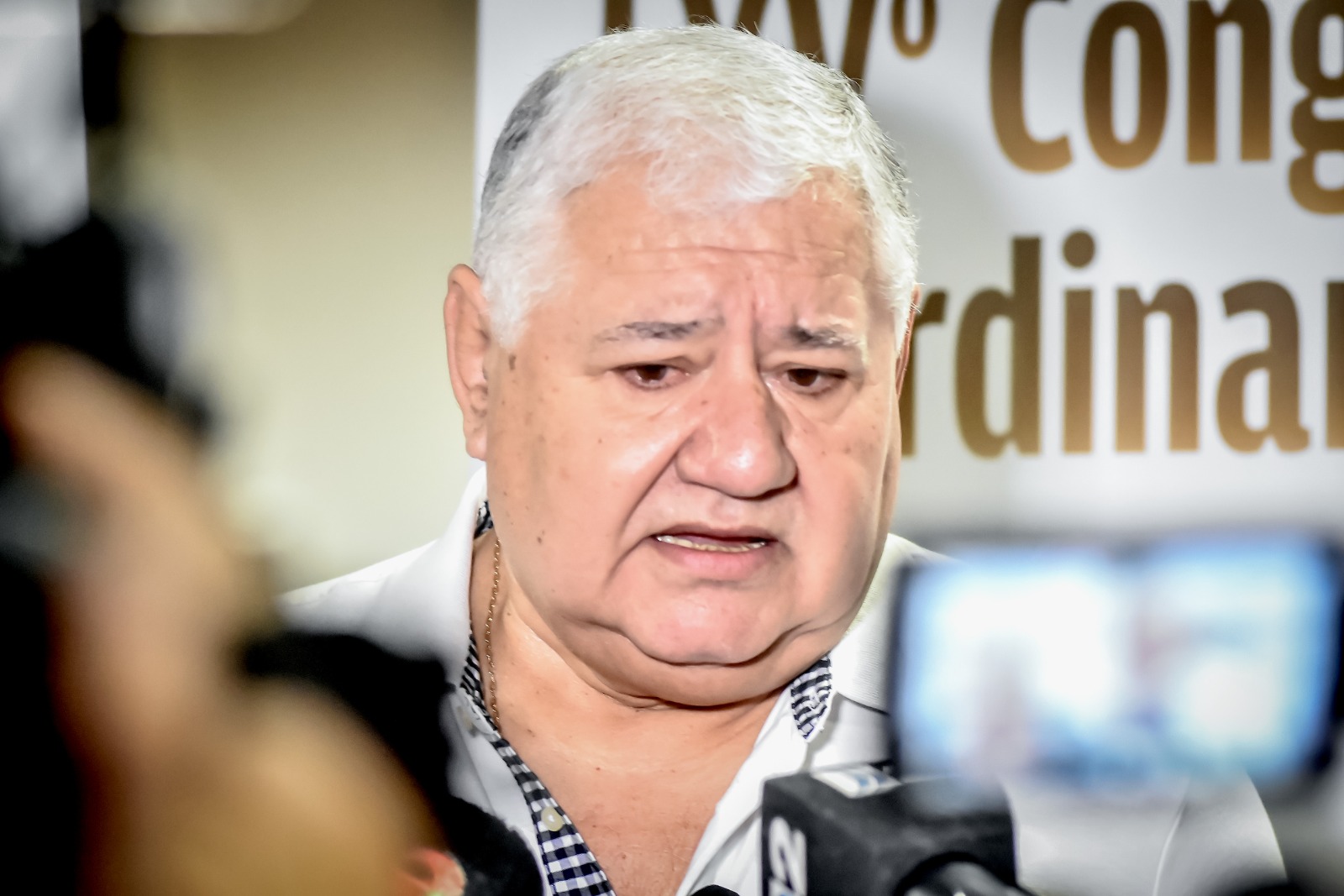 El secretario general de la Federación Argentina de Trabajadores de Luz y Fuerza (Fatlyf), Guillermo Moser.