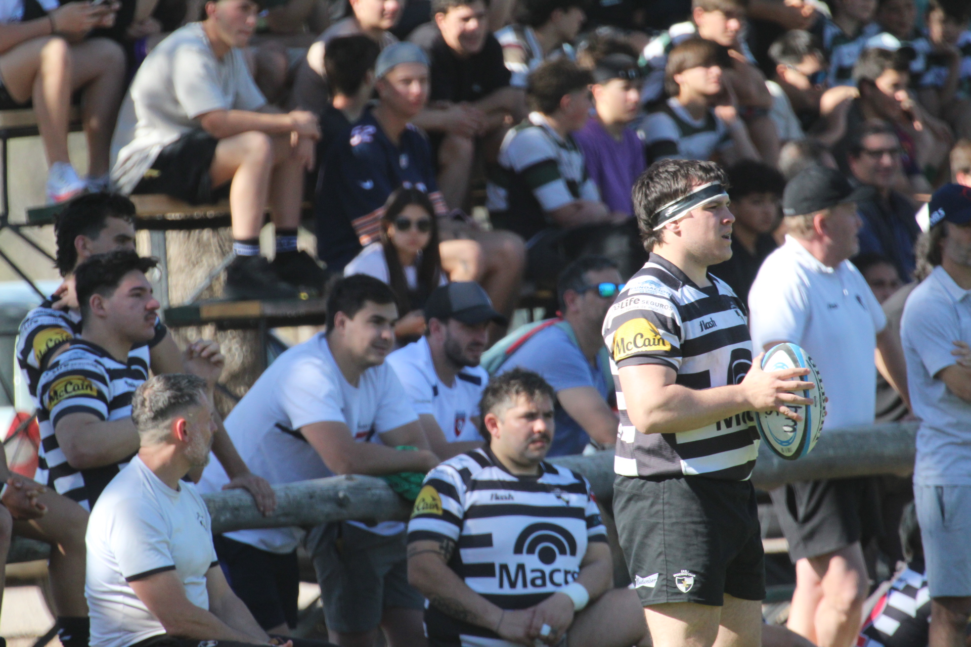 Luca Amalfitani, una fija en la primera línea de Sporting. Foto: OK Rugby.