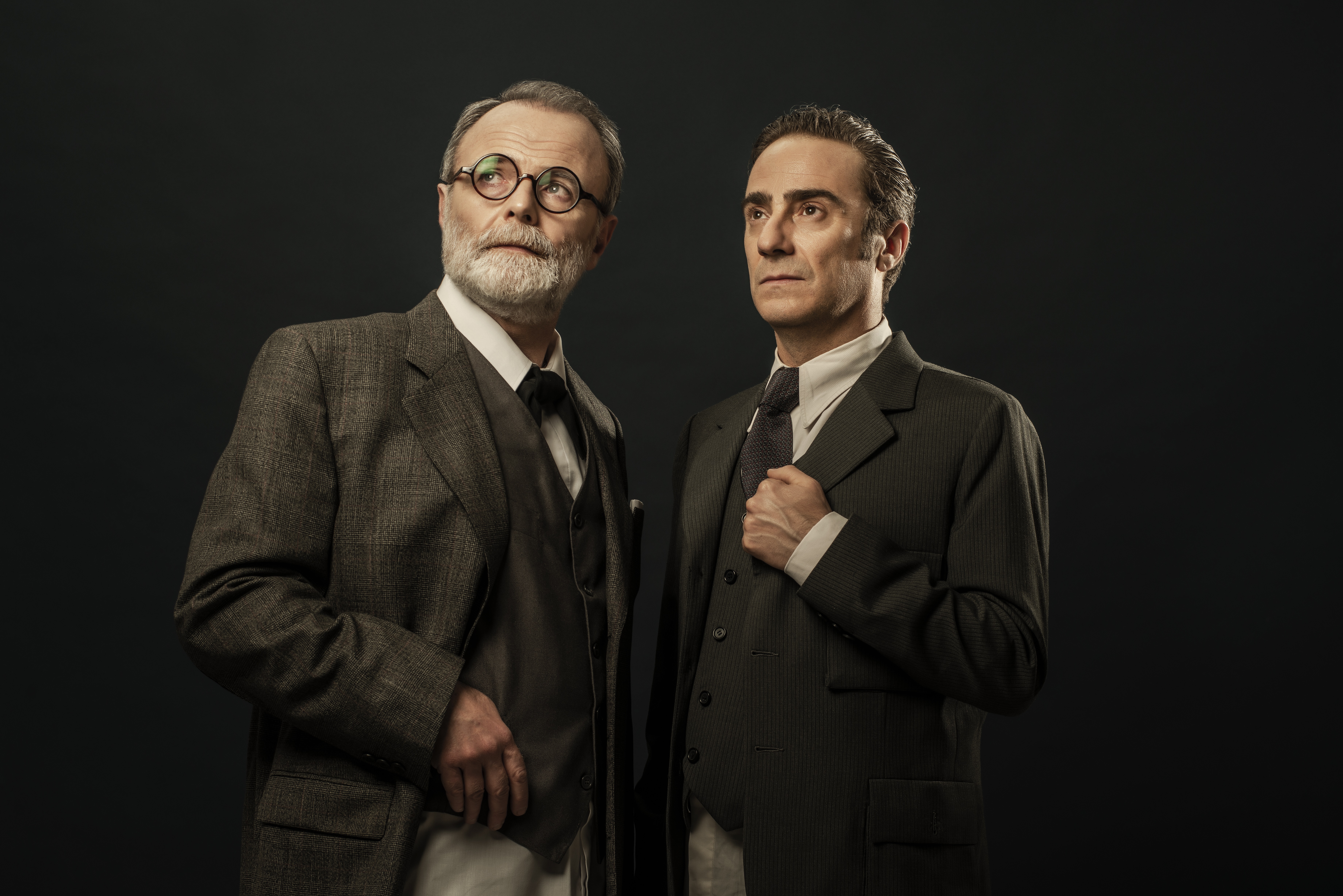Machín y Lorenzo, los actores de "La última sesión de Freud".