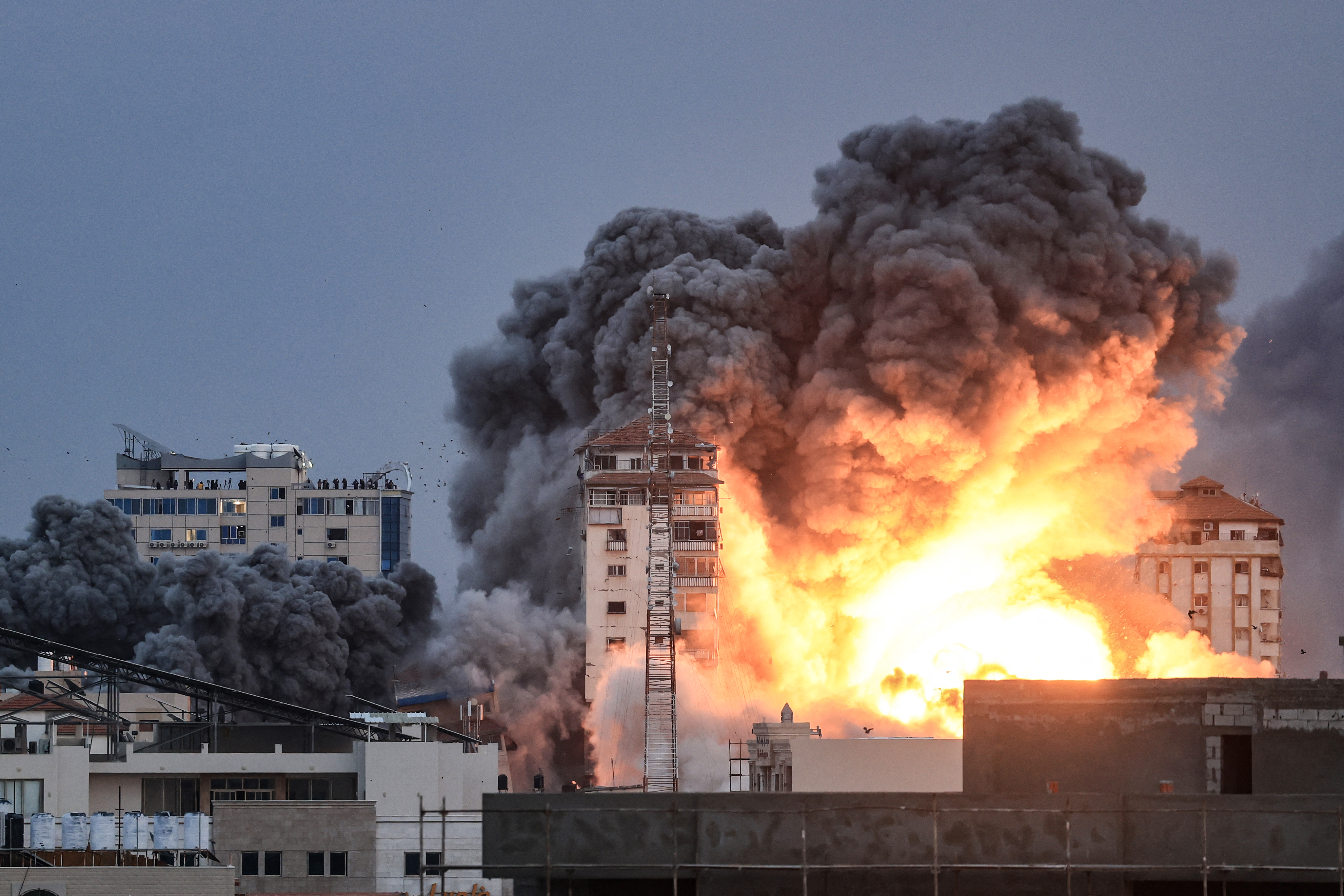 (Photo by MAHMUD HAMS / AFP)