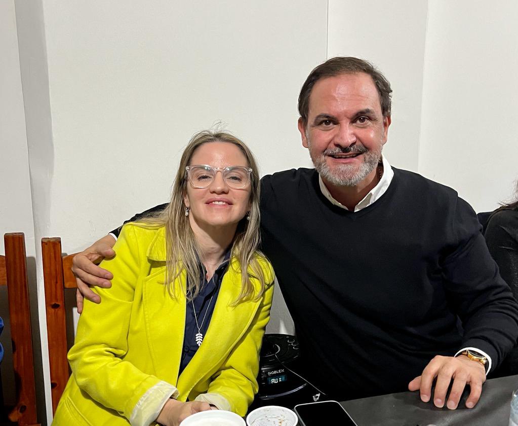 Demaio y Carolina Píparo, candidata a gobernadora