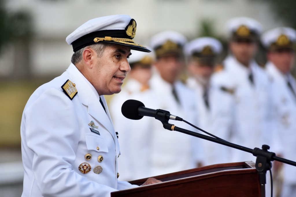 El contraalmirante Marcelo Luis Fernández se despidió de sus funciones con un breve balance.