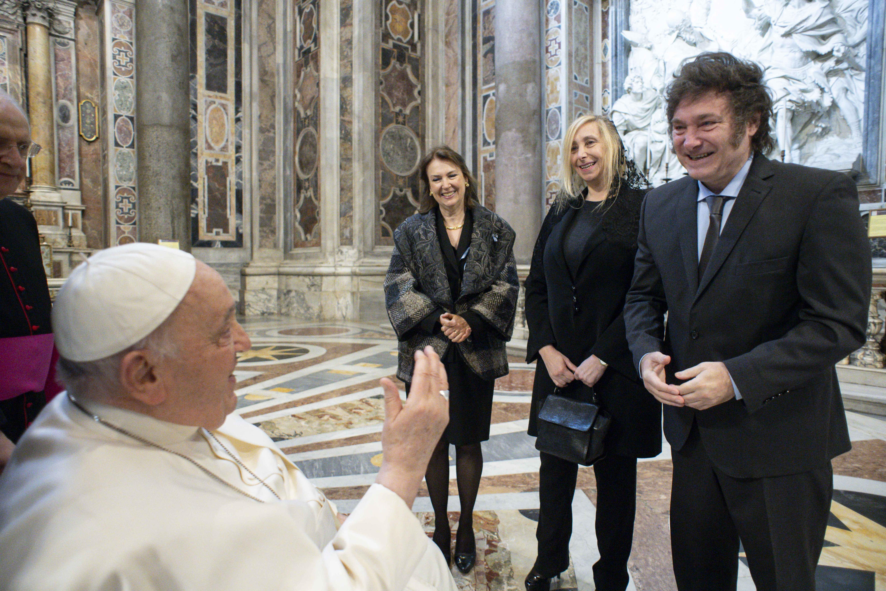 Pope Francis meets Argentina's President prior to canonization of Mama Antula