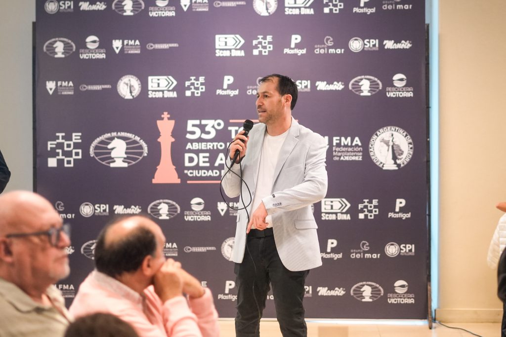 Javier Curilen, director del Abierto y presidente de la FMA.