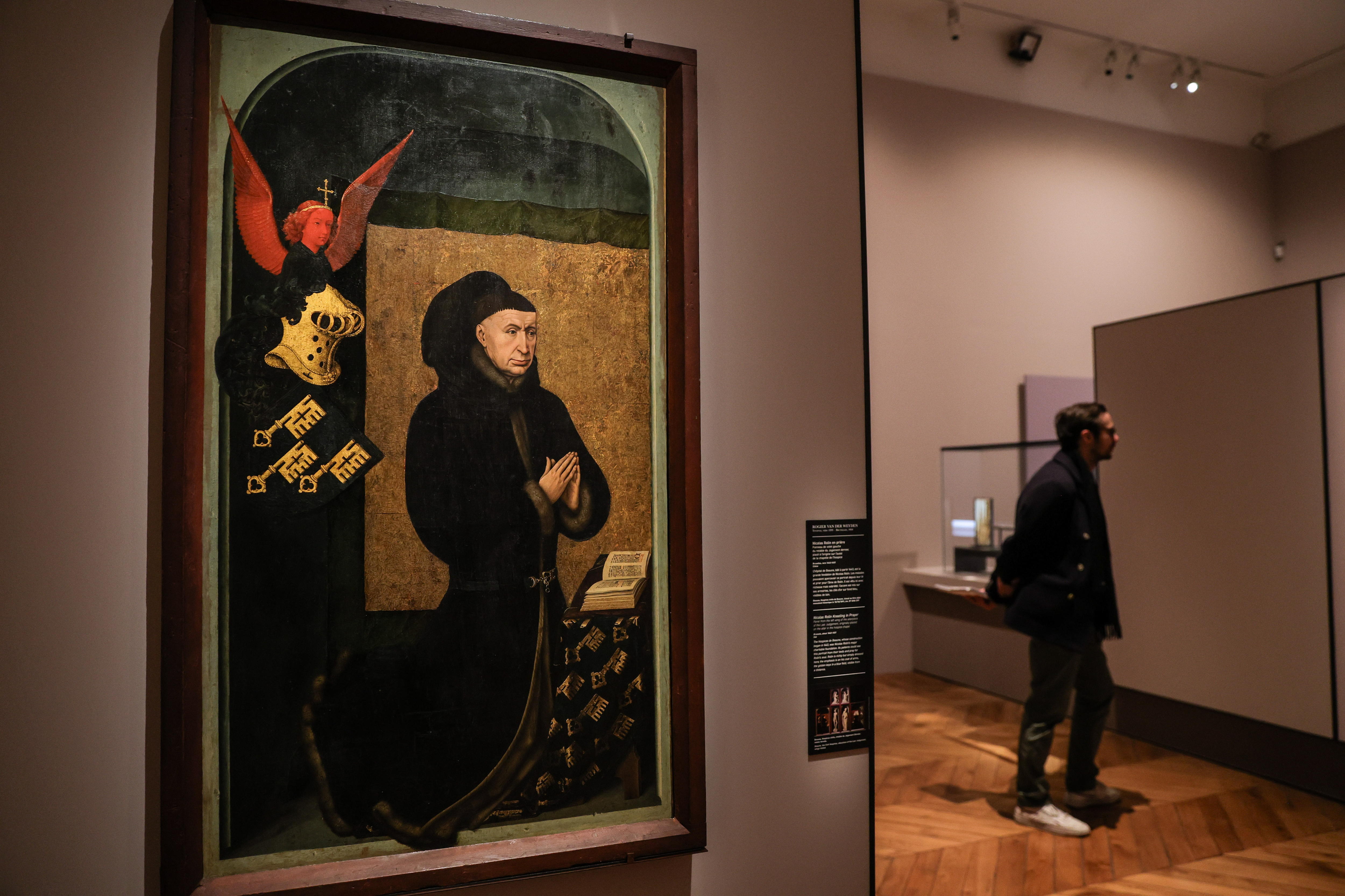 Louvre museum opens exhibition around Van Eyck's 'Madonna of Chancellor Rolin'