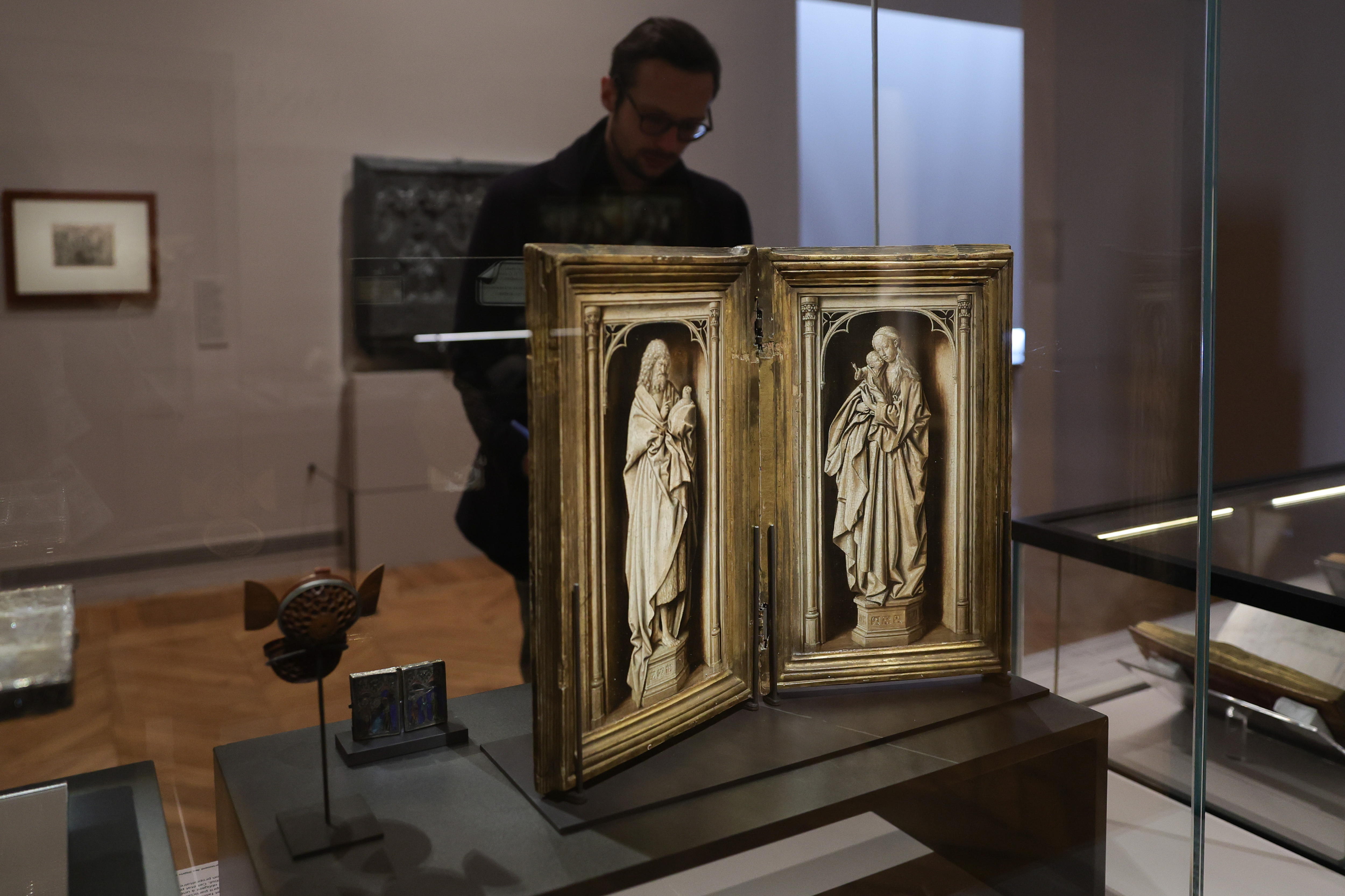 Louvre museum opens exhibition around Van Eyck's 'Madonna of Chancellor Rolin'
