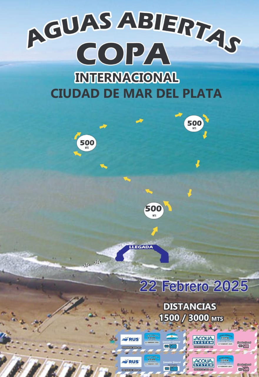 La Copa Internacional en aguas abiertas que promete ser un gran suceso ...