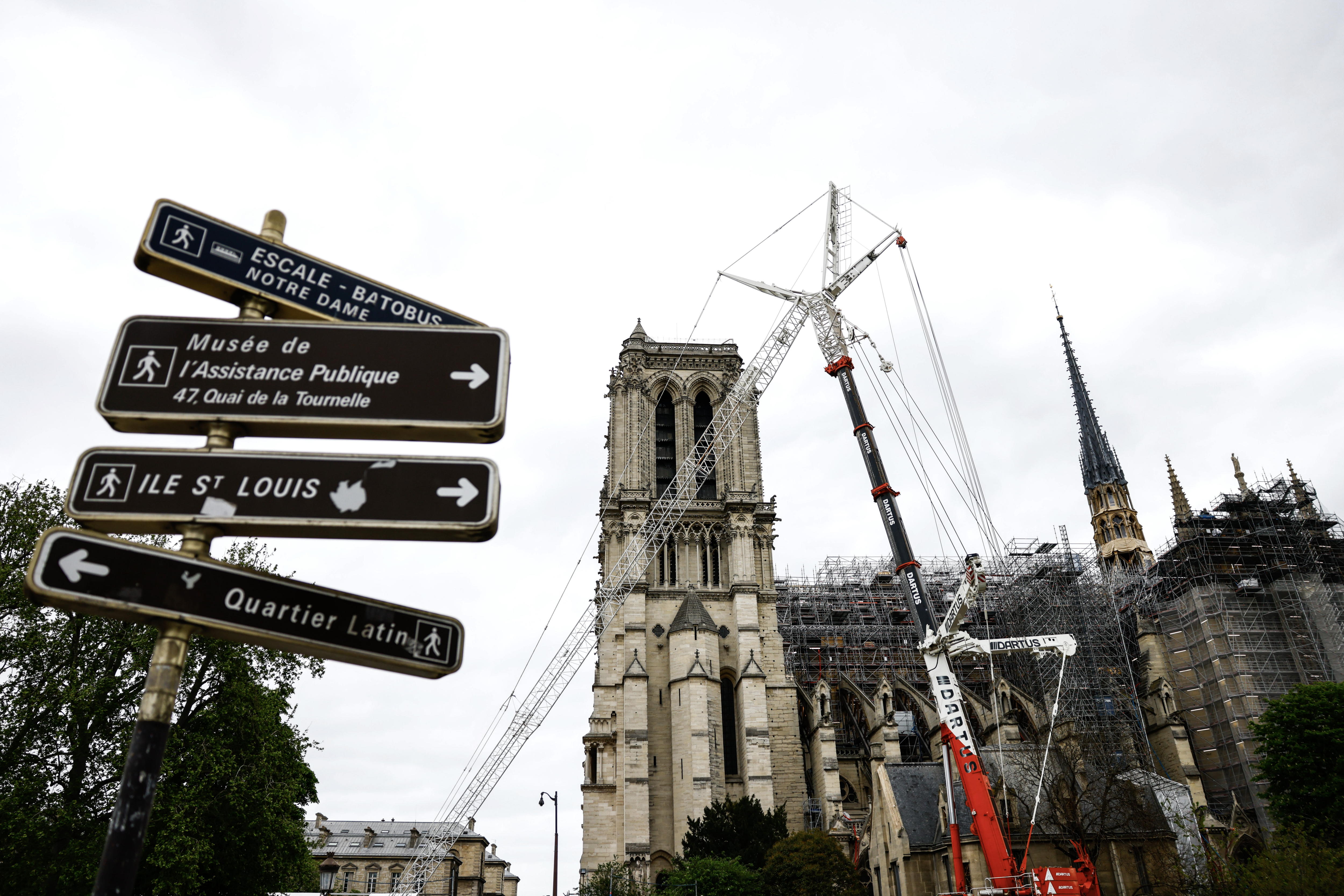 Notre-Dame Cathedral five years after the devastating fire