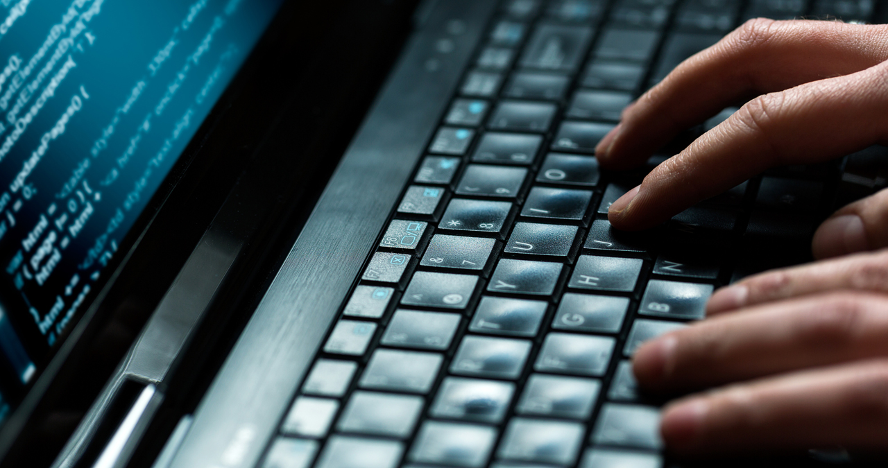 Computer crime concept