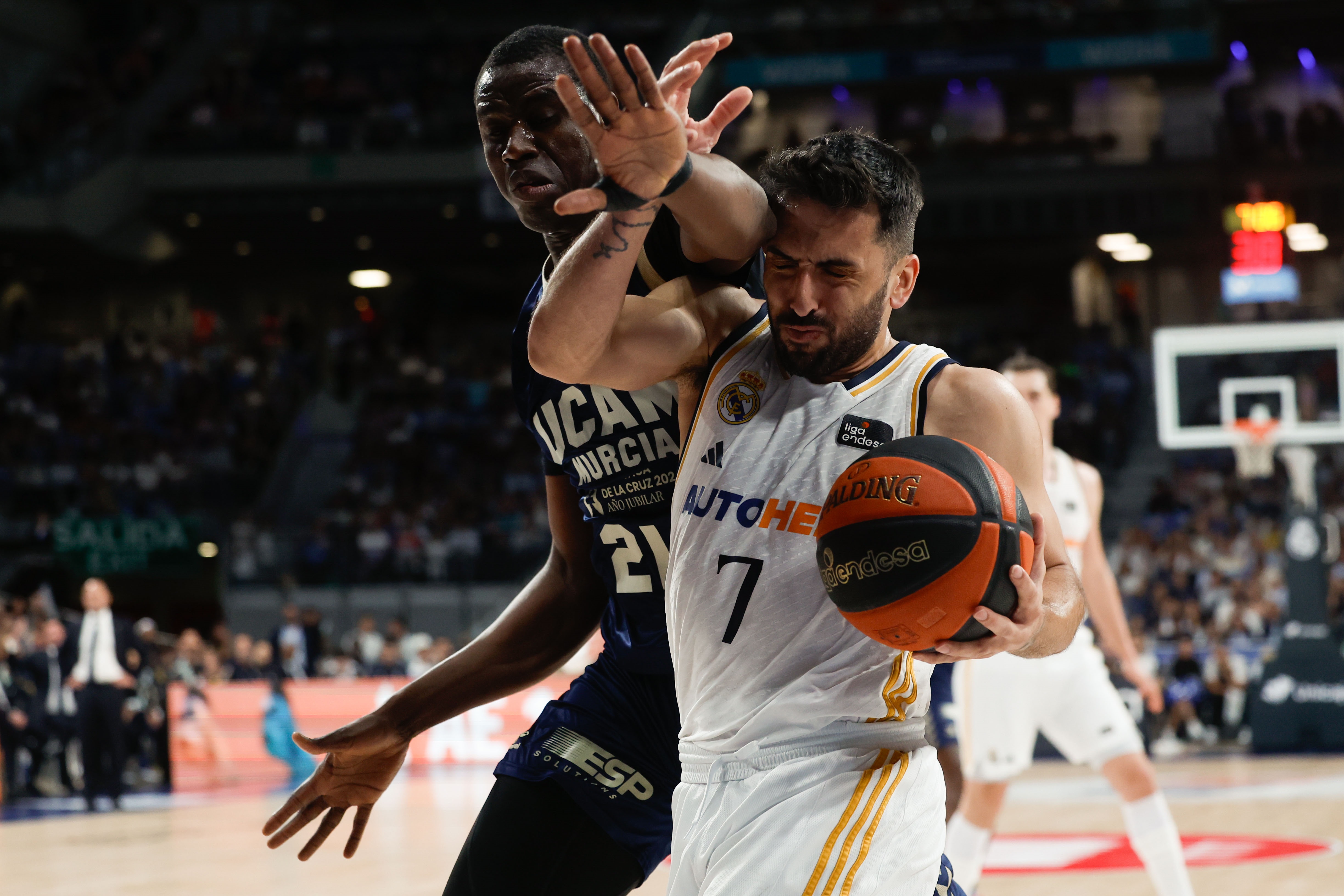 Campazzo tuvo un aporte correcto para el segundo triunfo de Real Madrid en la final ante UCAM Murcia.