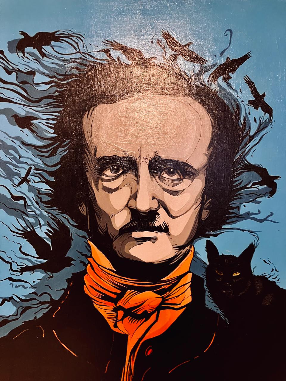 Edgar Allan Poe, por Leonardo Petersen.