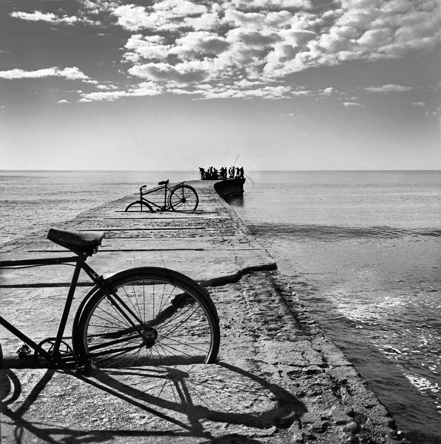 Bicicletas. Mar del Plata 1970. Annemarie Heinrich