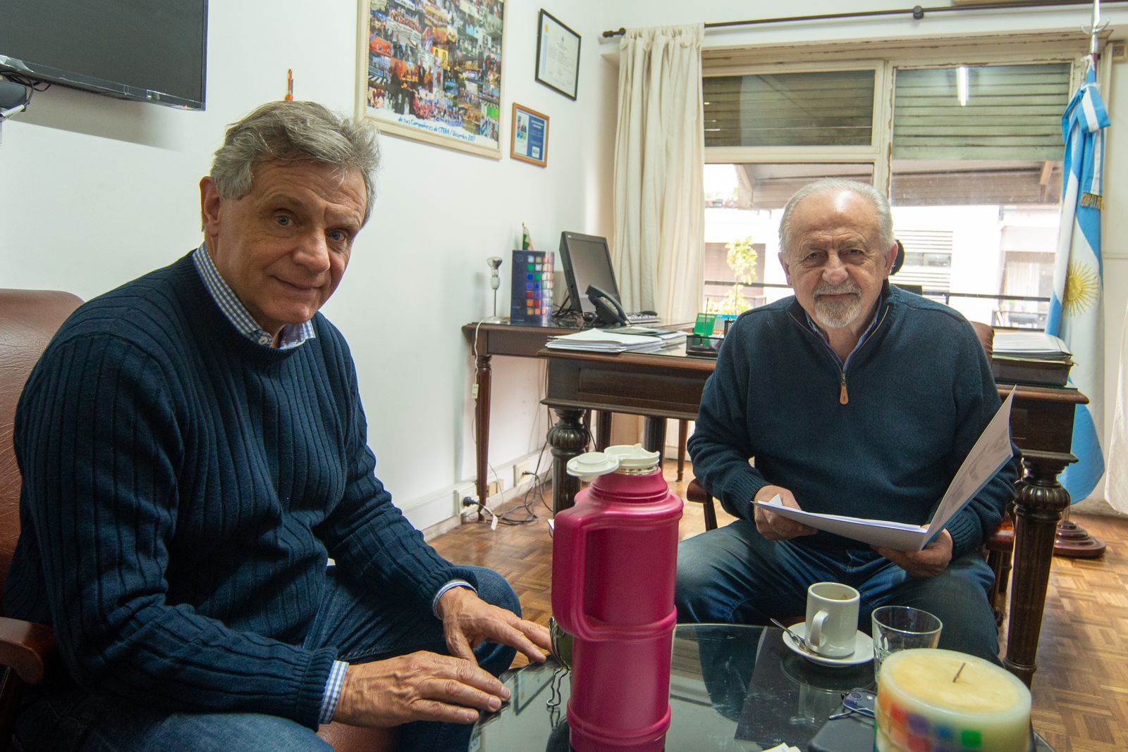 El diputado provincial Gustavo Pulti analizó con el diputado nacional Hugo Yasky el acuerdo firmado por la canciller Mondino.