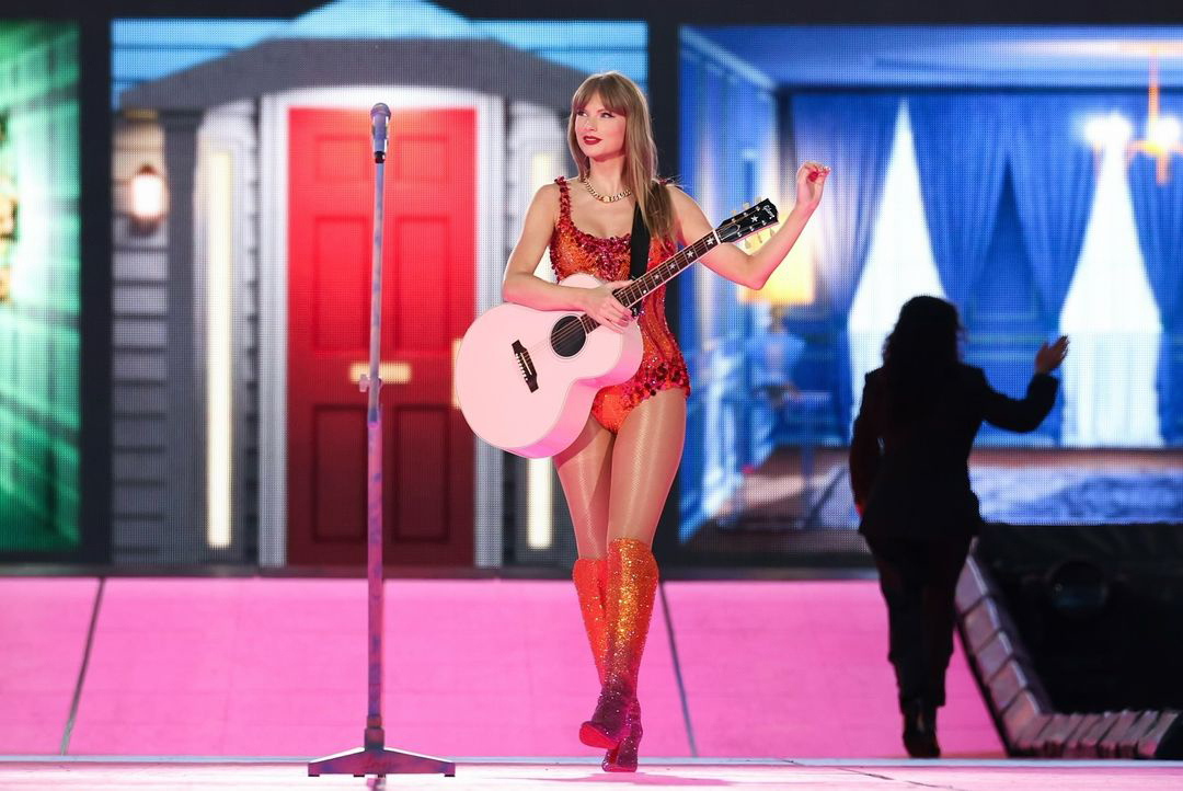 Taylor Swift durante un concierto en Varsovia (Polonia). Foto: EFE | TAS Rights Management.