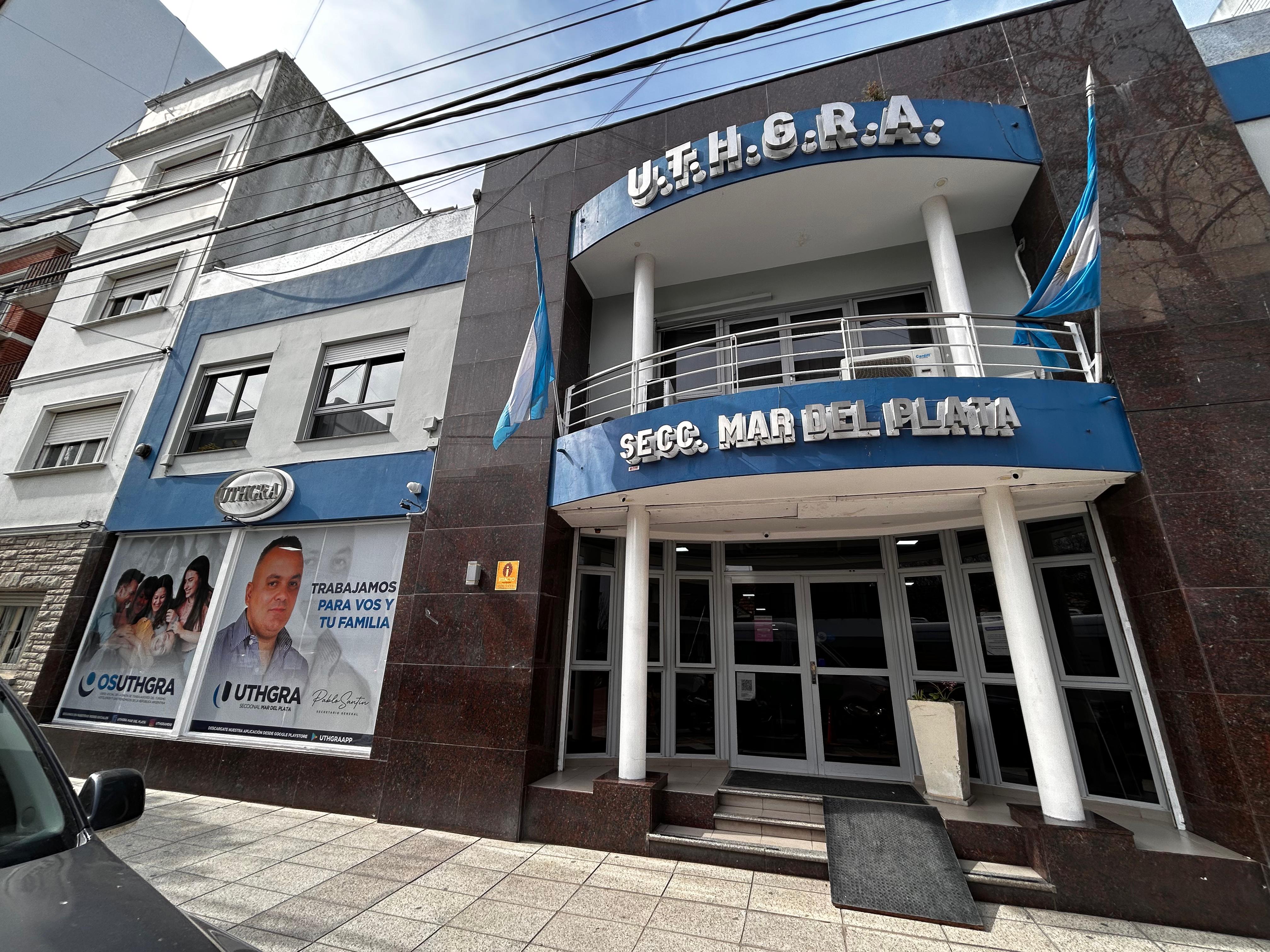 Sede de UTHGRA Mar del Plata.