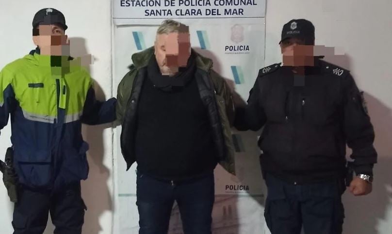 Juan Carlos Galarregui fue detenido en la Terminal de Ómnibus de Santa Clara del Mar.