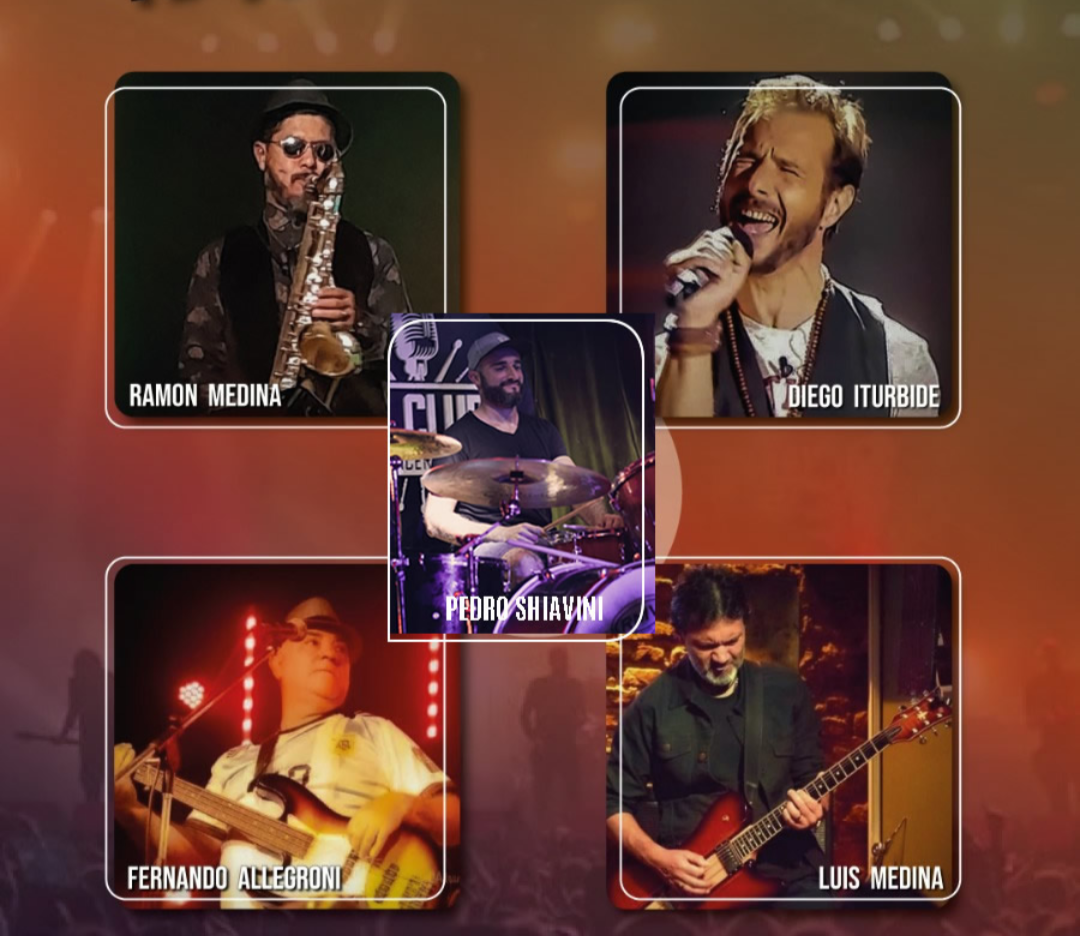 Los músicos que integran la banda.