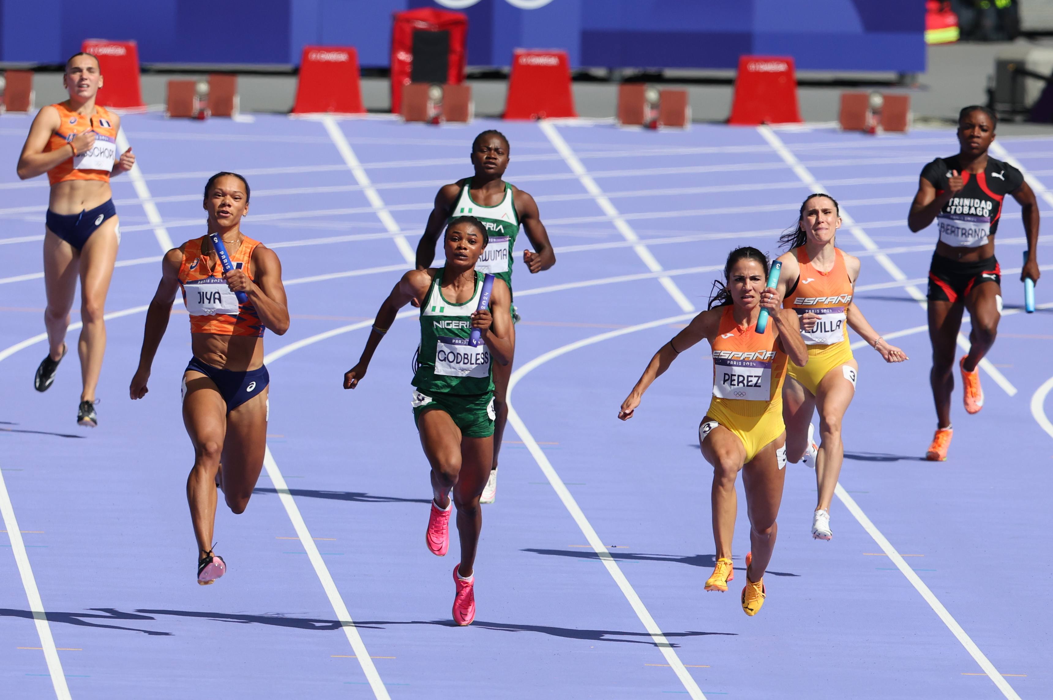 Atletismo - Relevo 4x100m femenino