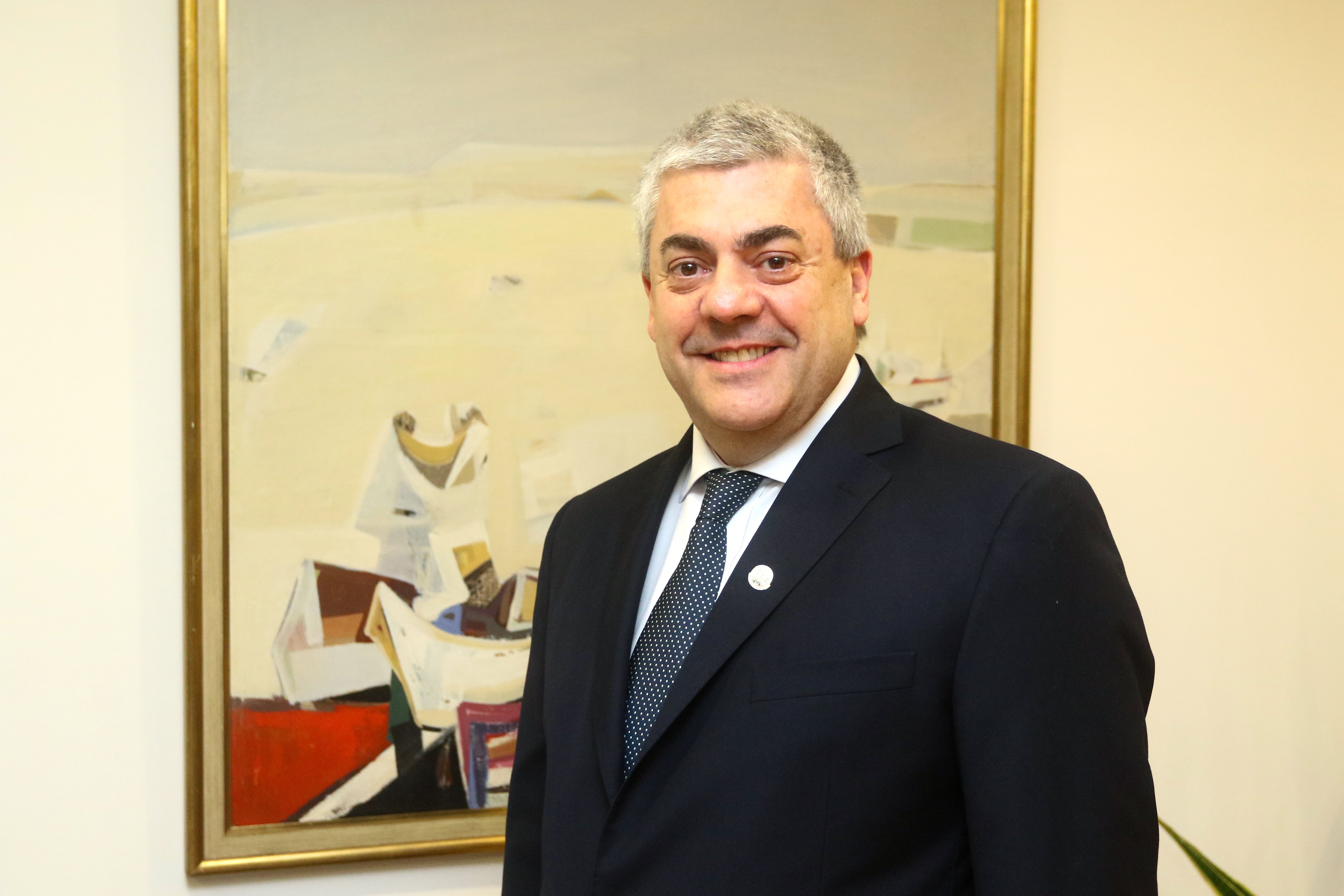 Carlos Martín Pagni, presidente del Colegio de Escribanos Mar del Plata. 