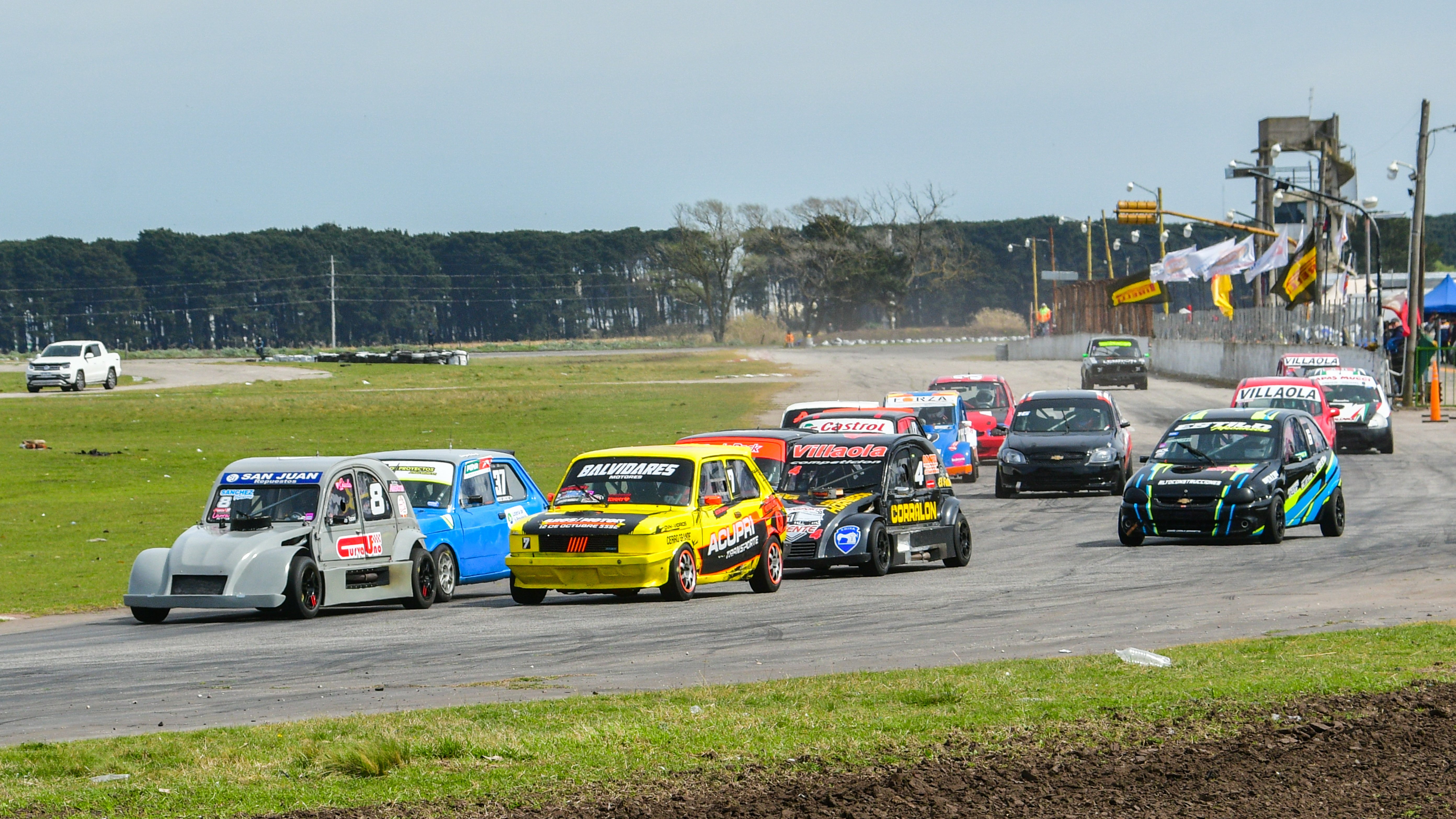 Foto: Germán Díaz Las dos finales de la Promocional mostraron al frente a Javier Robertson y su Citroën.