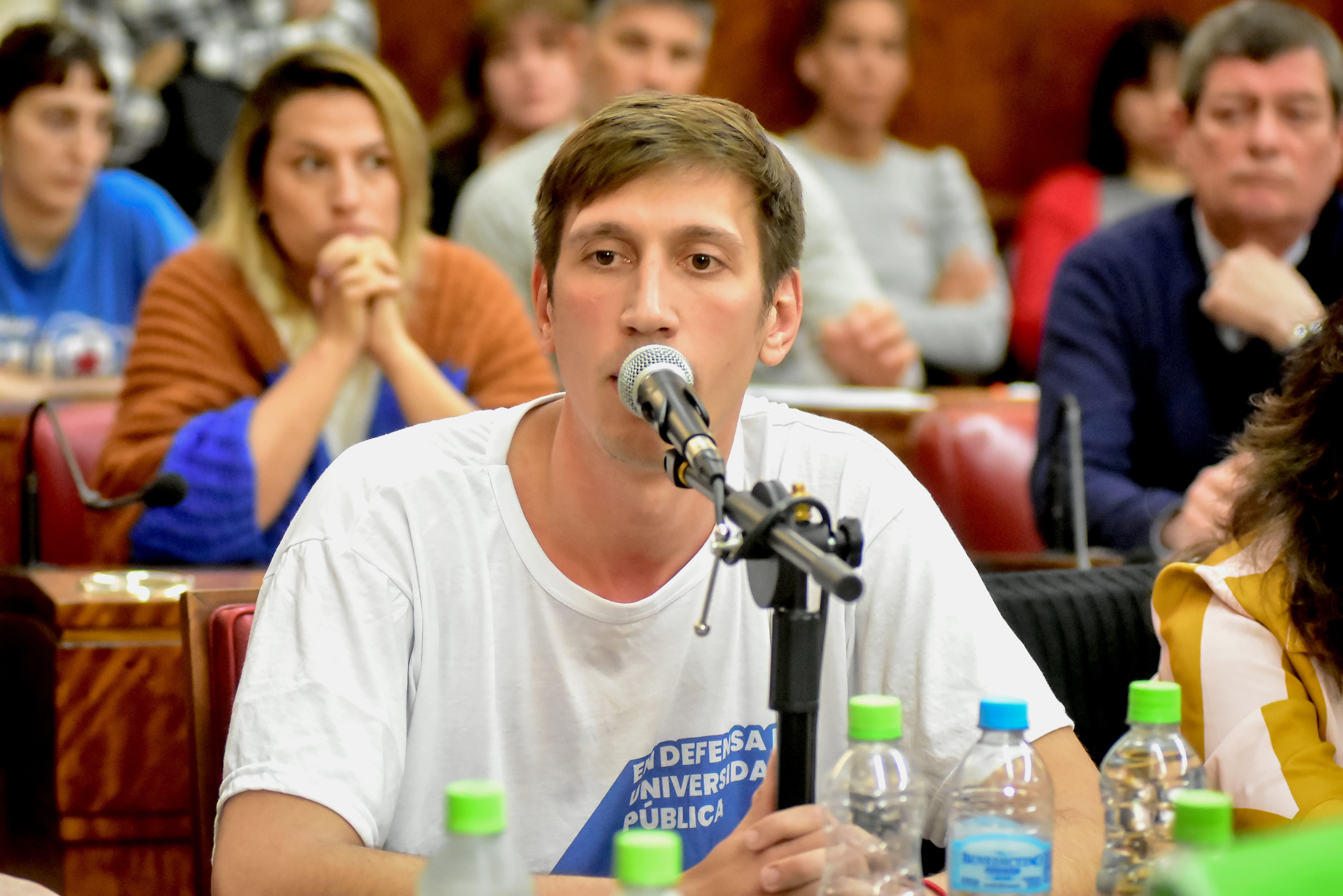 Gonzalo Salord, presidente de la Federación Universitaria Marplatense (FUM).