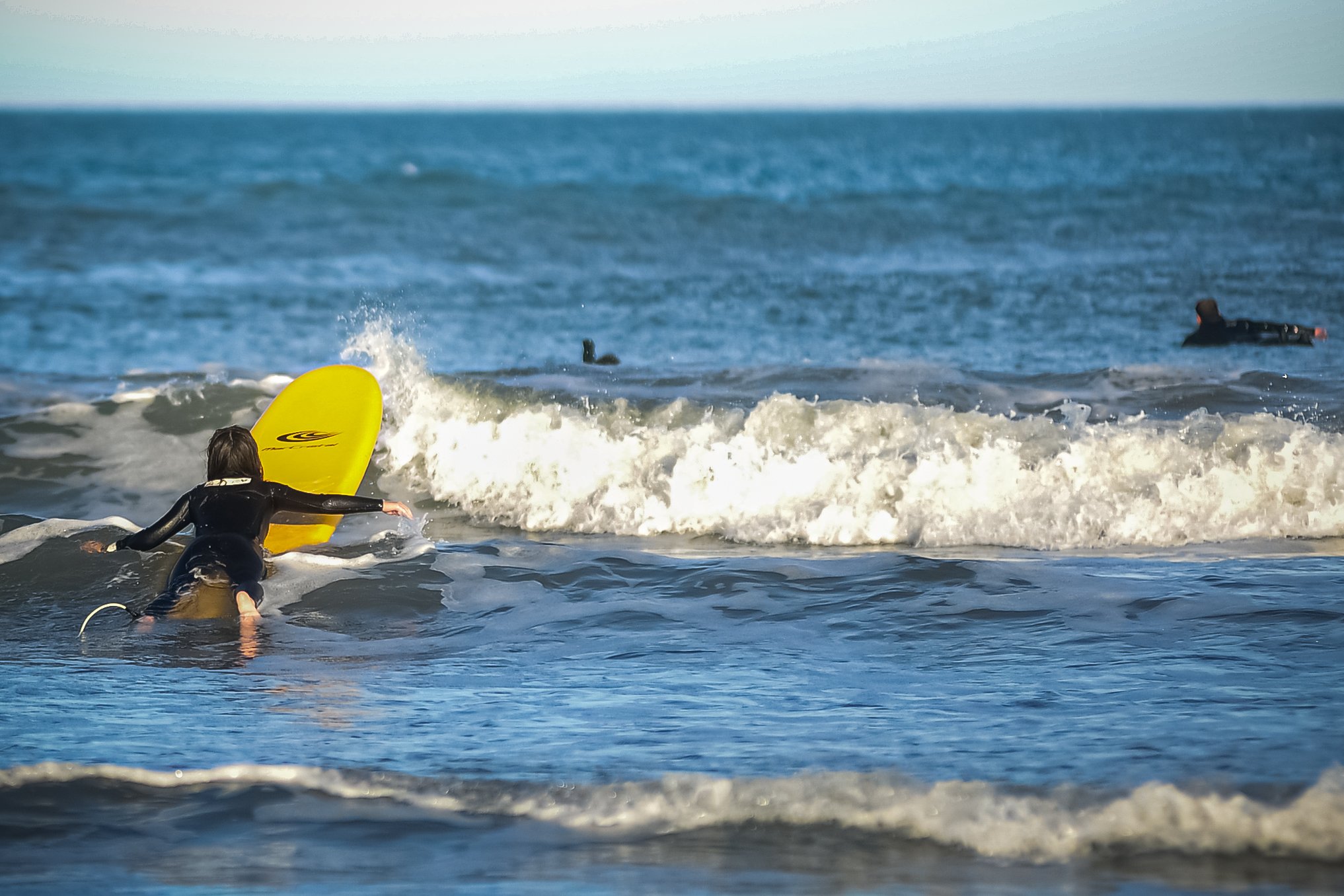 El mar, uno de los atractivos de Mar del Plata.