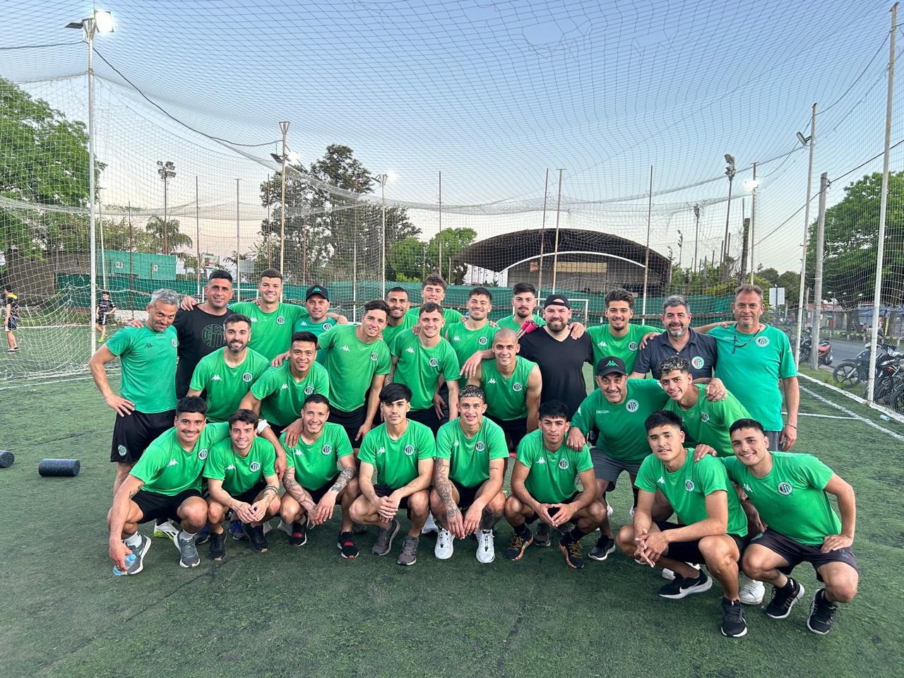 Kimberley ya se instaló en Formosa, donde el sábado realizó una práctica liviana. (Foto prensa Club Kimberley).