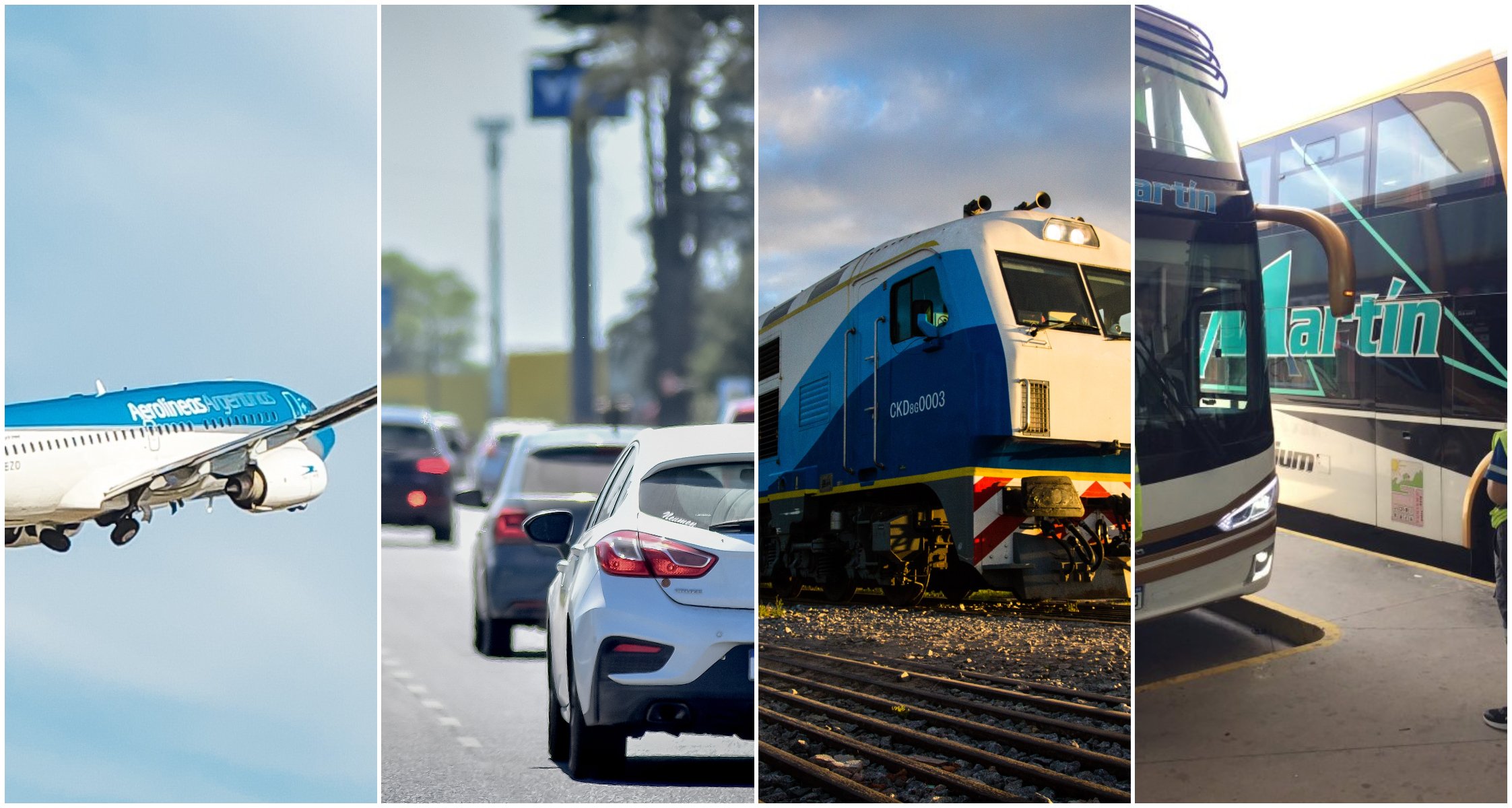 Cuánto cuesta viajar a Mar del Plata en auto, tren, micro y avión. 