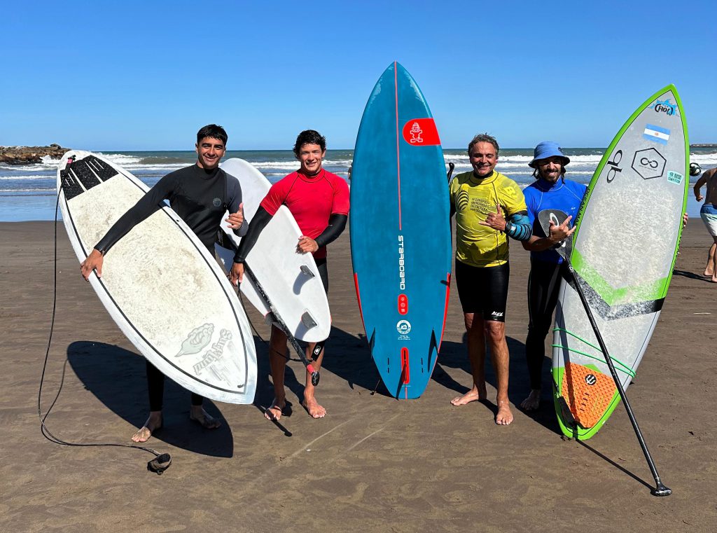 Mateo Arrieta, Gerónimo Rogers, Sebastián Barbero y Franco Faccín, protagonistas de la atractiva final masculina.