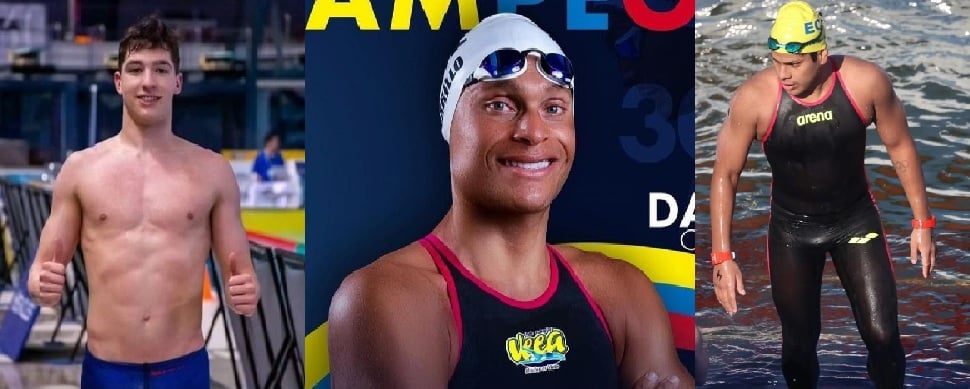 El argentino Ignacio Stambuk, el colombiano David Carrillo y el ecuatoriano David  Farinango, representante olímpico en París 2024, tres candidatos para la rama masculina.