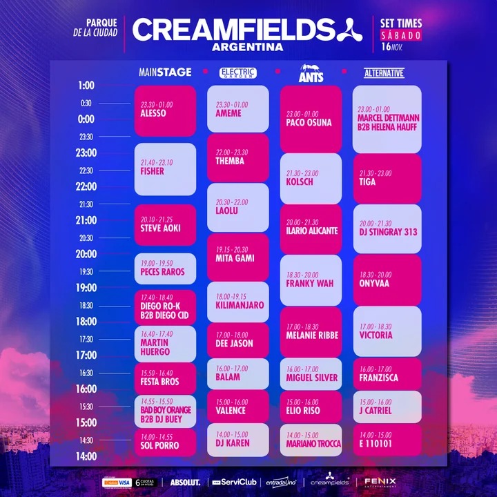 Creamfields Argentina