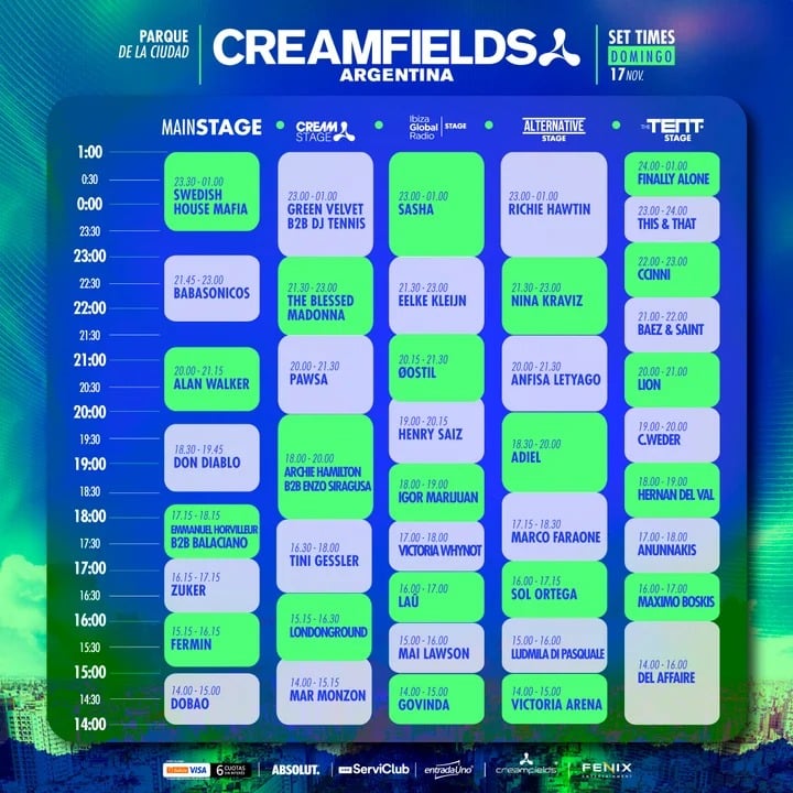 Creamfields Argentina