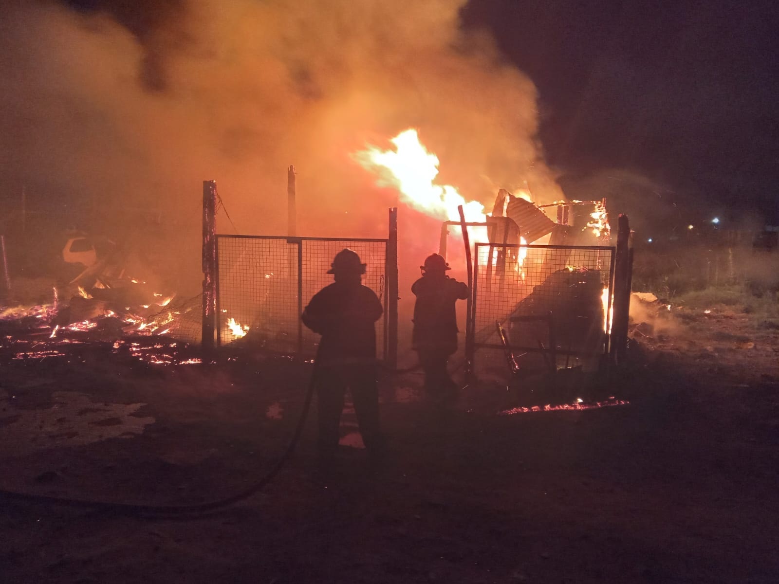 Casilla incendiada