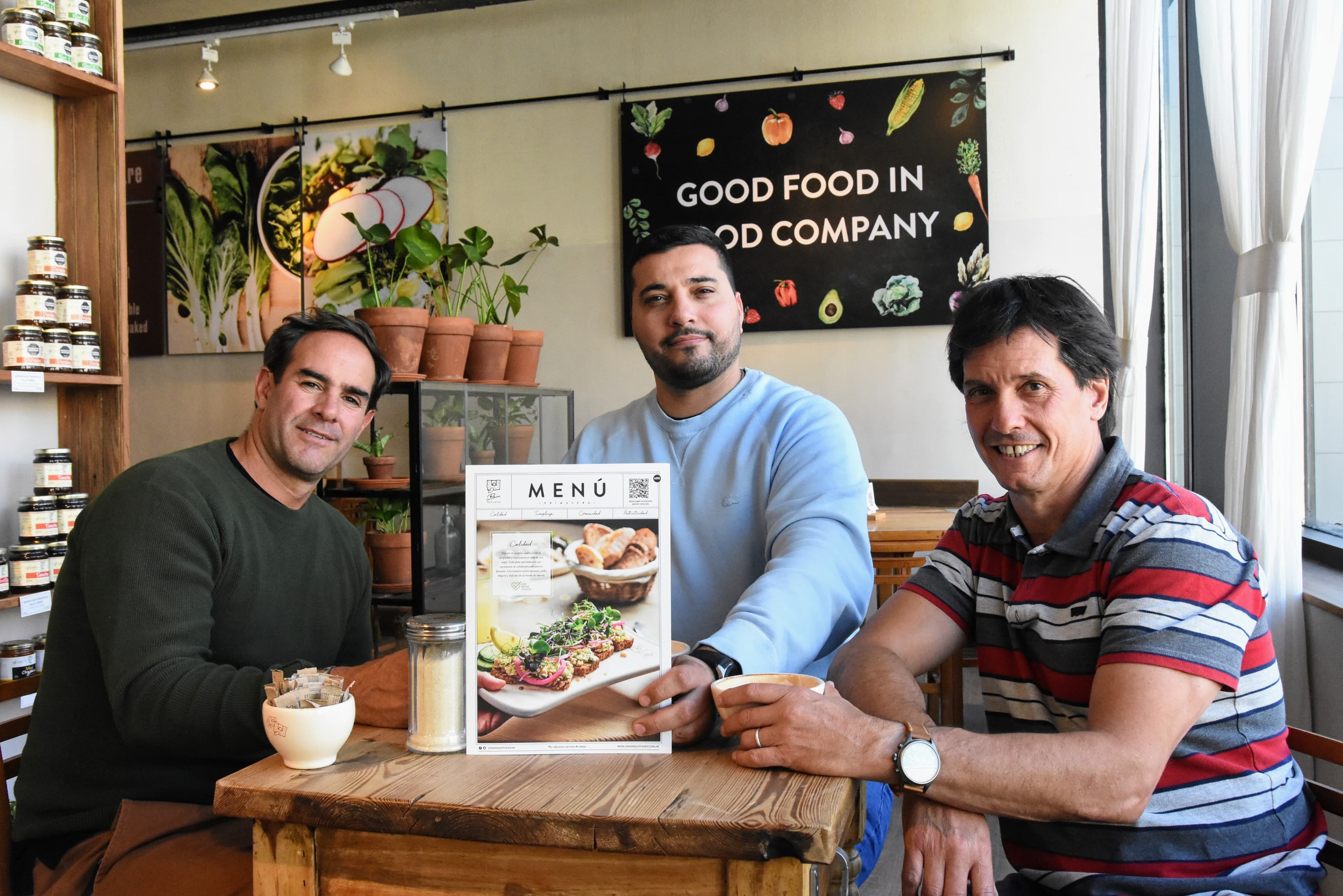 Federico García Falcón,  Federico Coria y Rodrigo González.