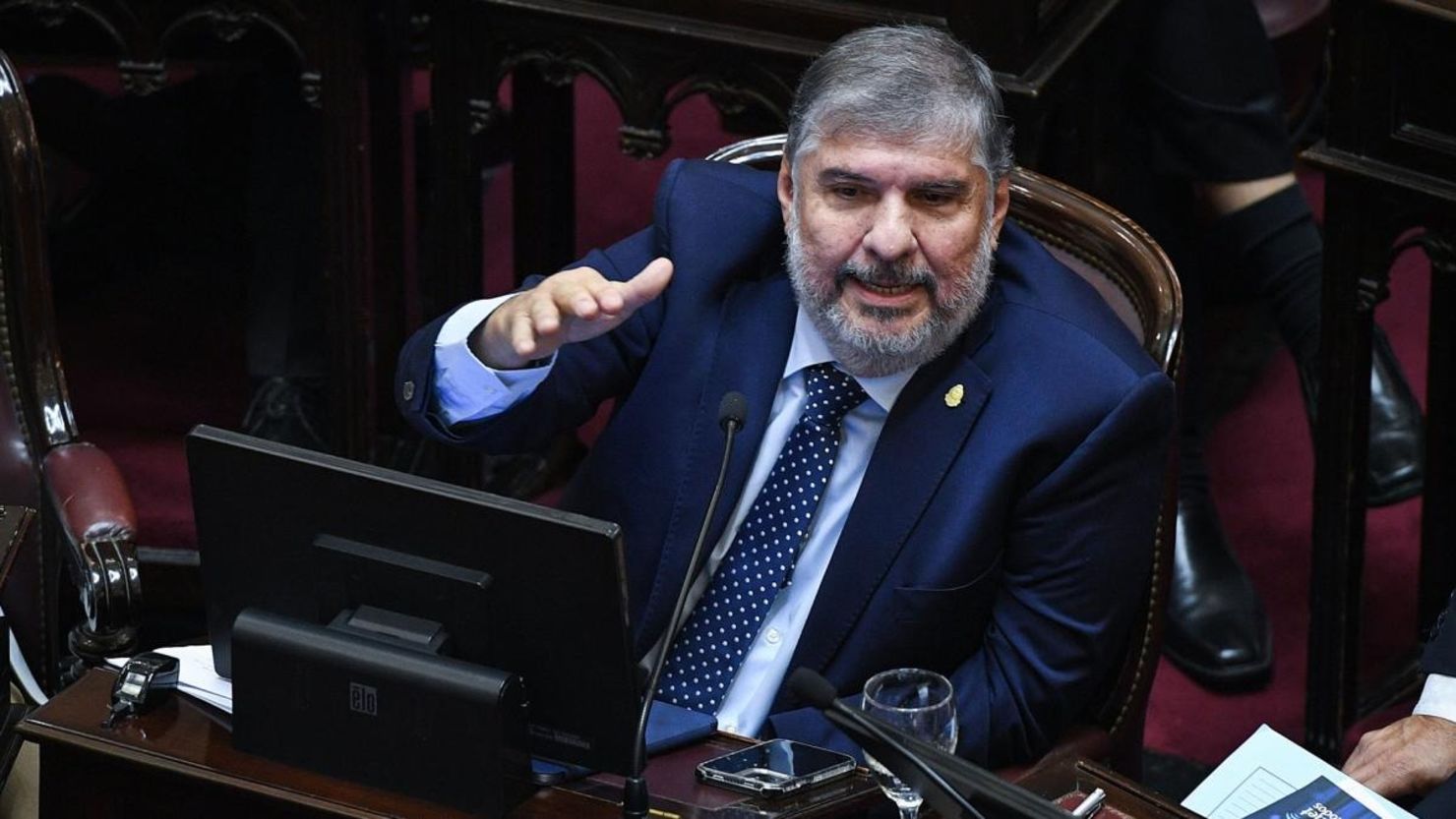 José Mayans, líder del interbloque peronista en el Senado.