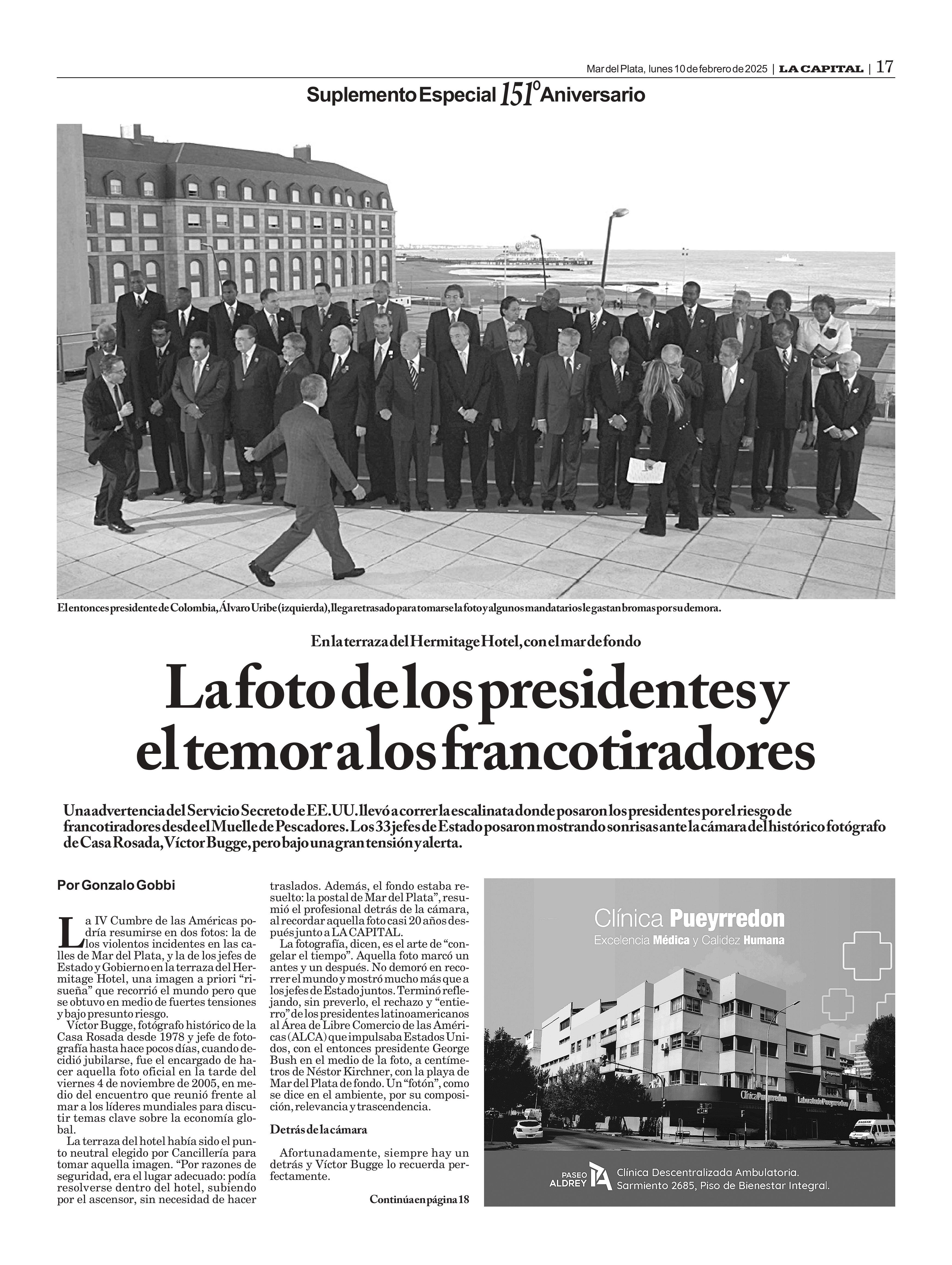 Una de las páginas del suplemento especial.